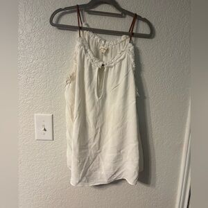 Freeway White Top with Brown Accents